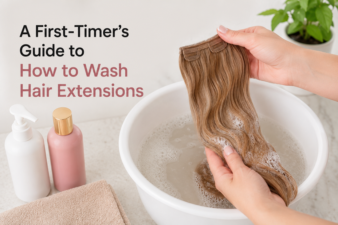 guide to wash hair extensions