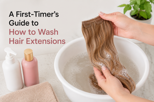 guide to wash hair extensions