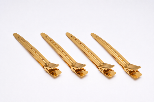 Golden Duck Bill Clips | Professional Sectioning Clips (4 Pack)