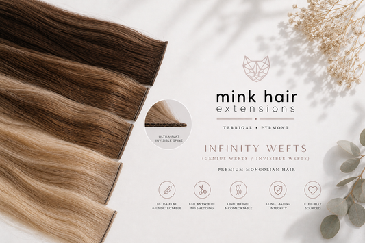 Infinity/Genius Weft Hair Extensions- Premium Human Hair